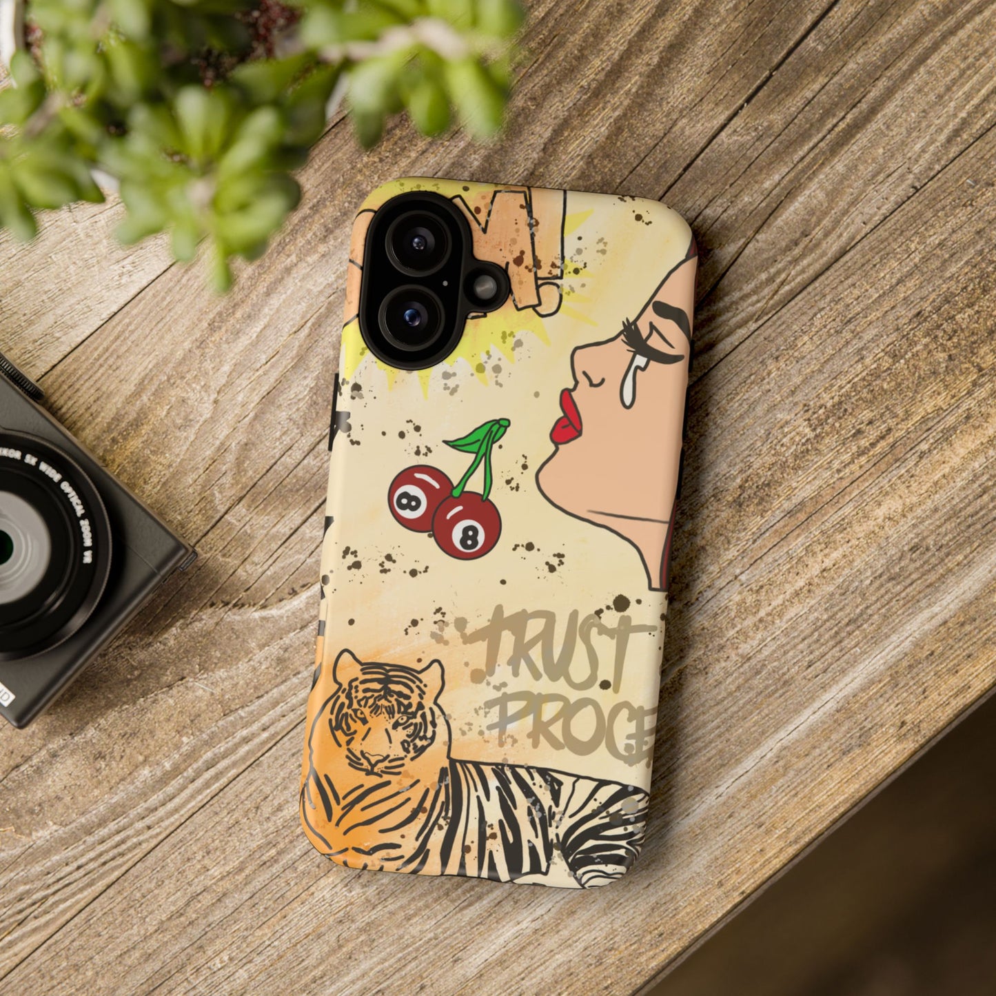 "trust the process" phone case