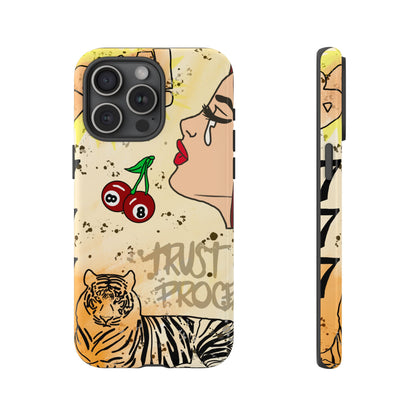 "trust the process" phone case