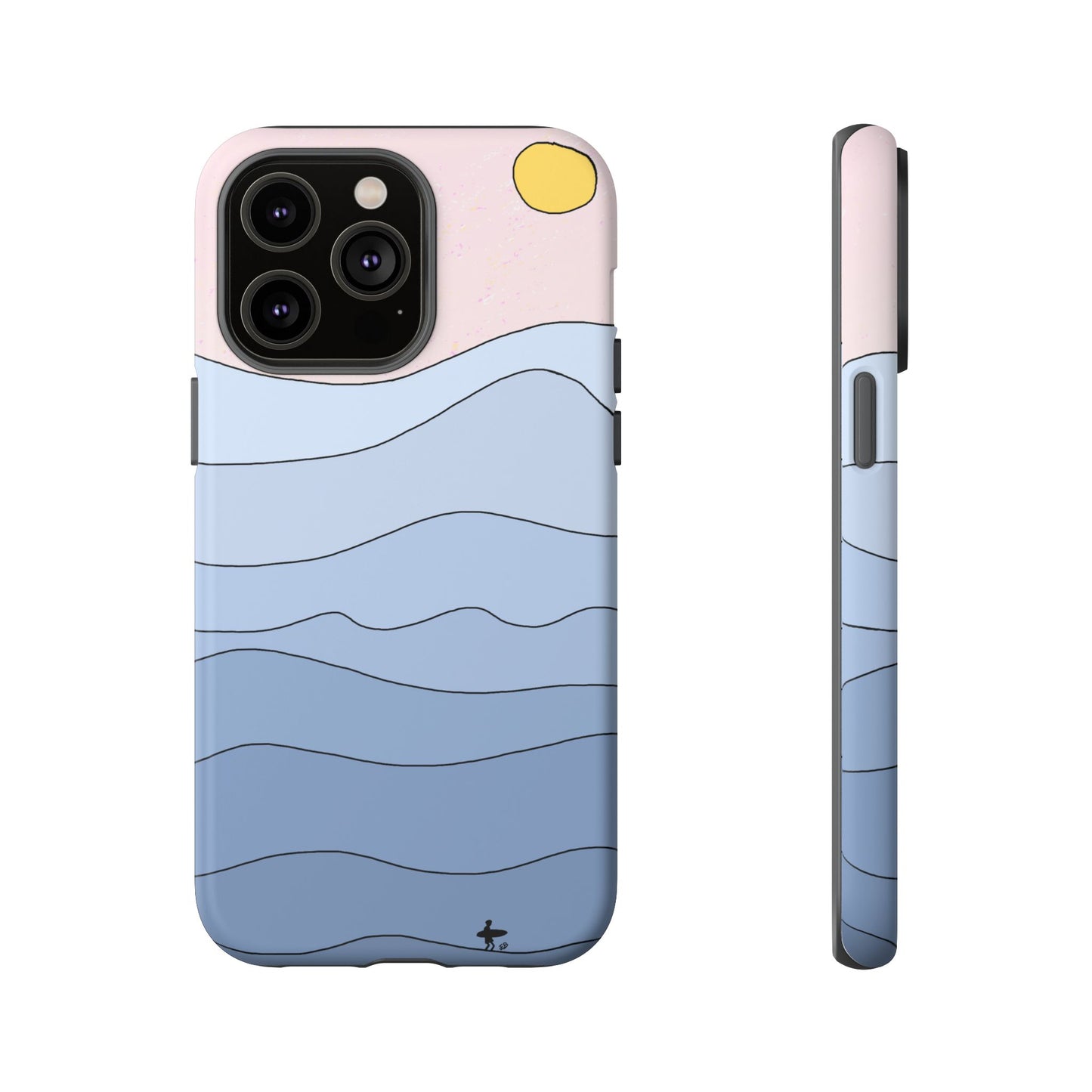 "shades of blue" phone case