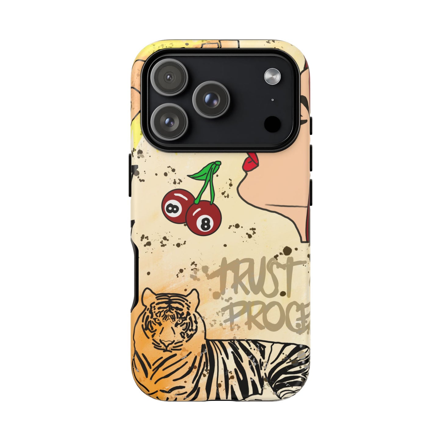 "trust the process" phone case