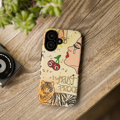 "trust the process" phone case