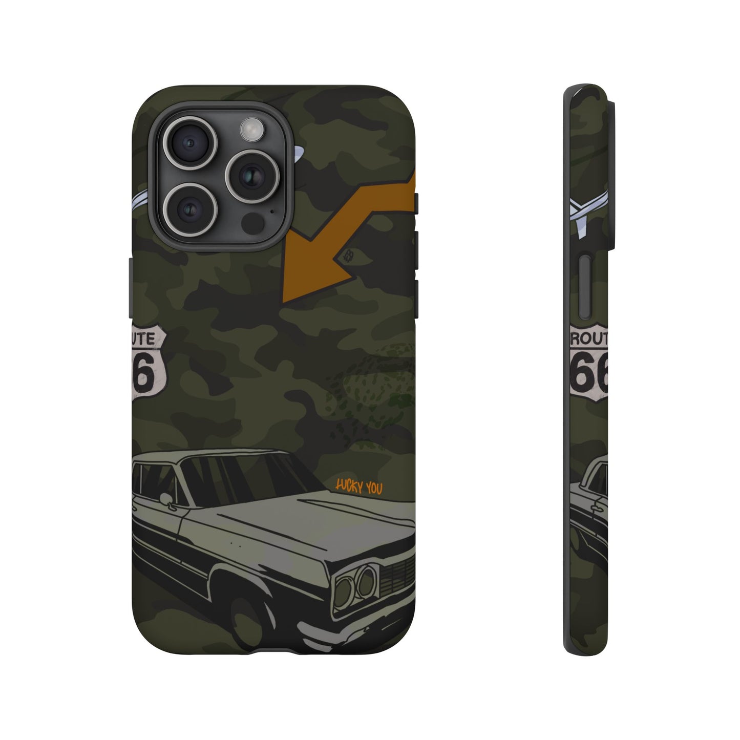 "route 66" phone case