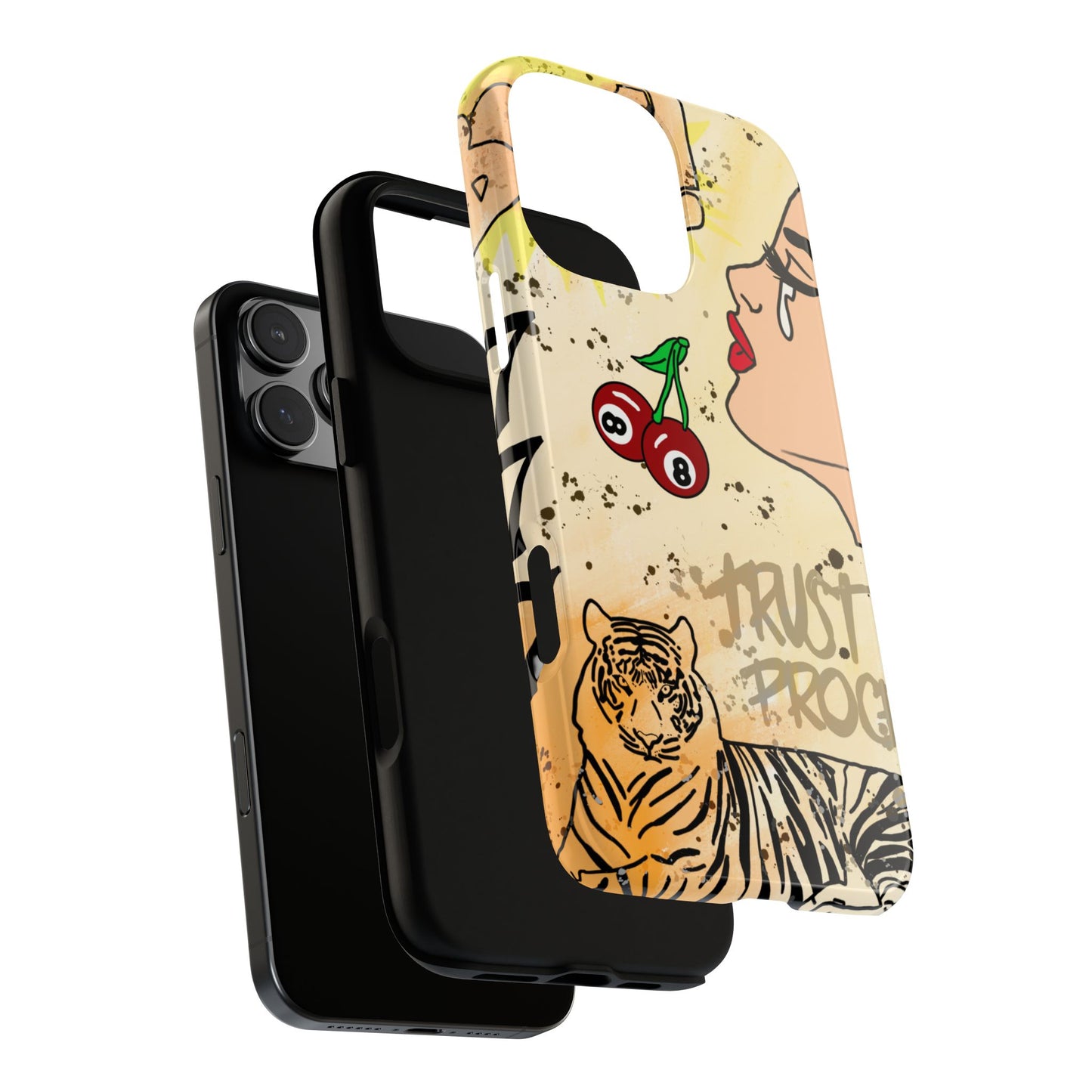 "trust the process" phone case