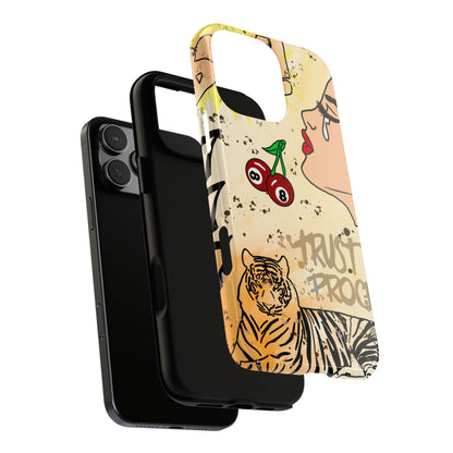 "trust the process" phone case