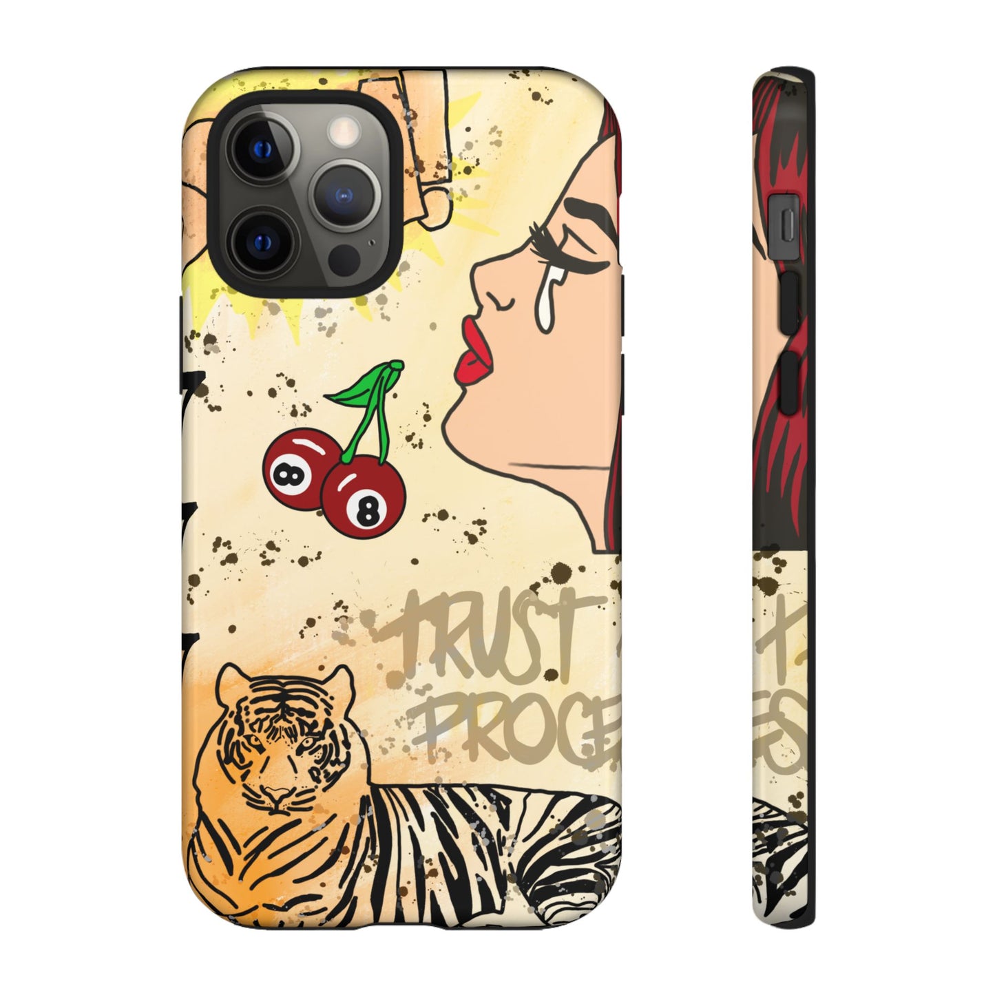 "trust the process" phone case