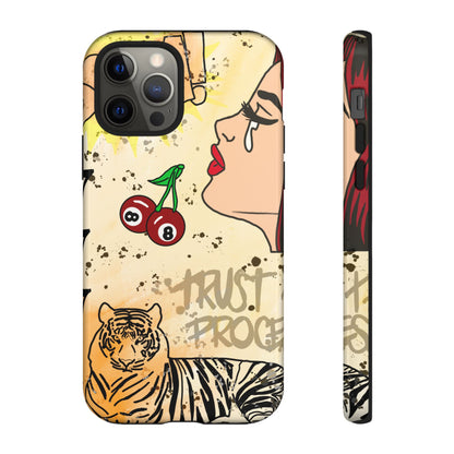 "trust the process" phone case