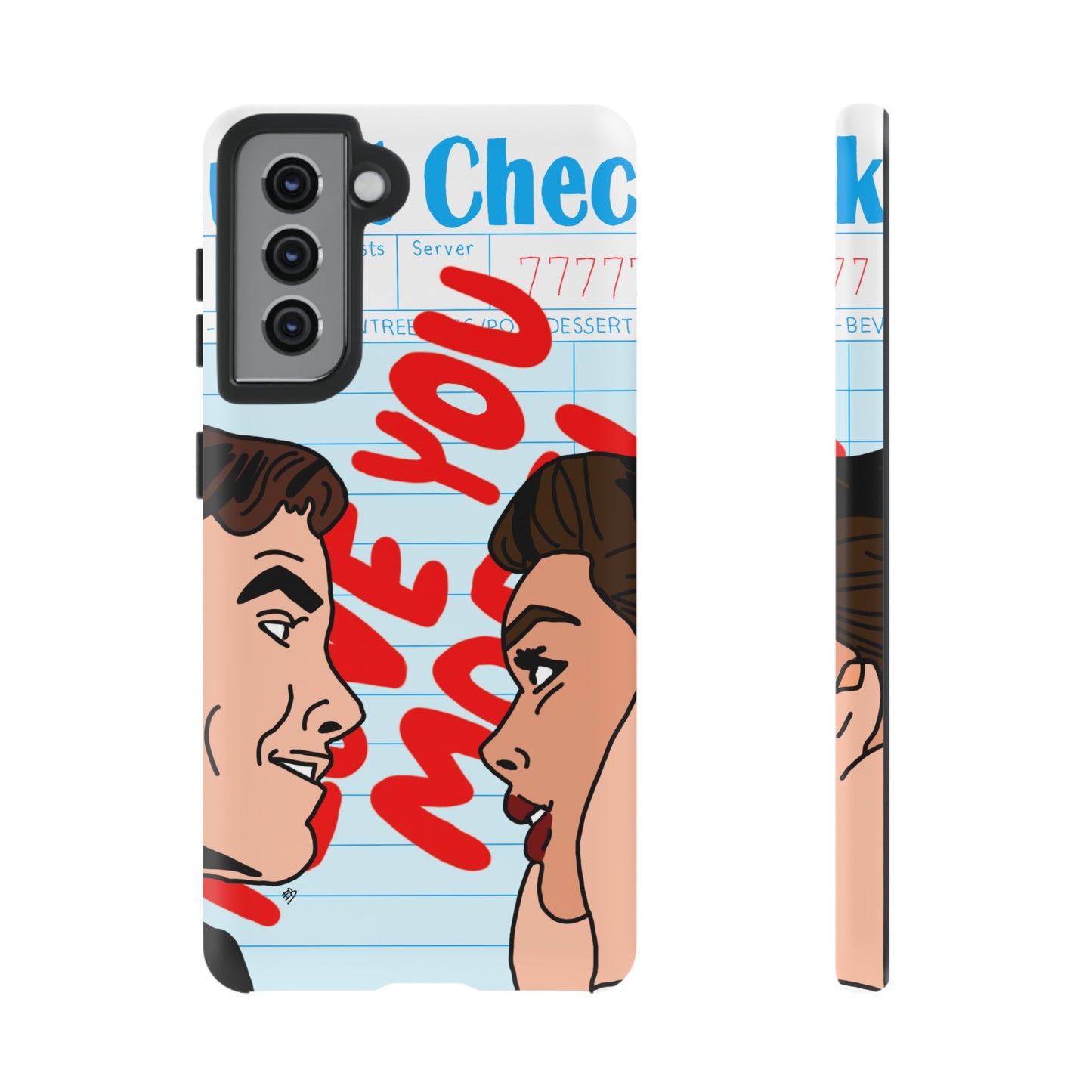 "i love you more" phone case