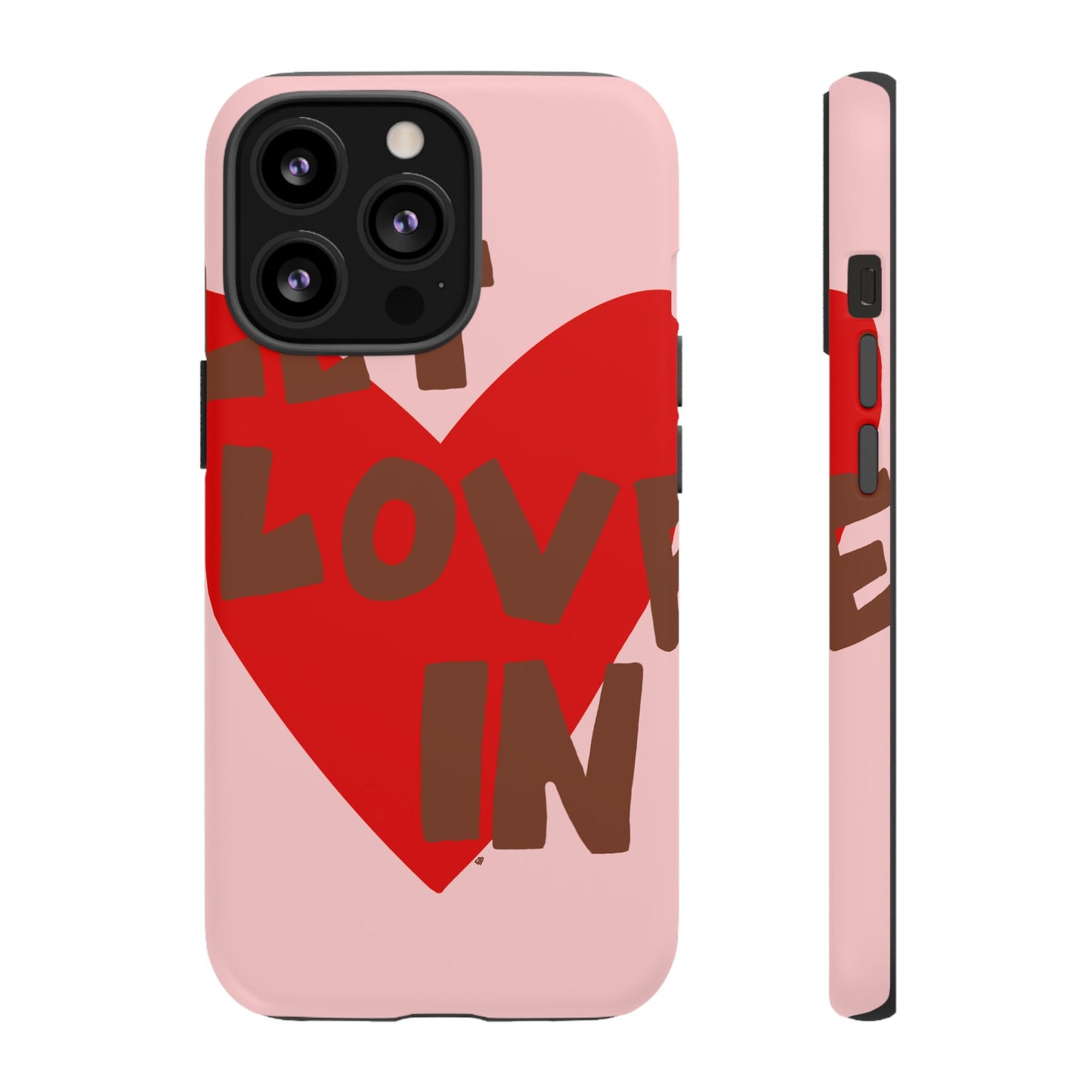 "let love in" phone case