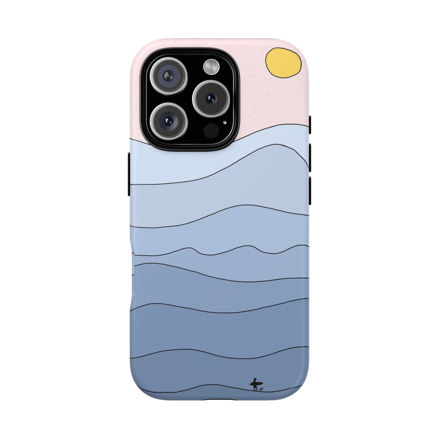 "shades of blue" phone case
