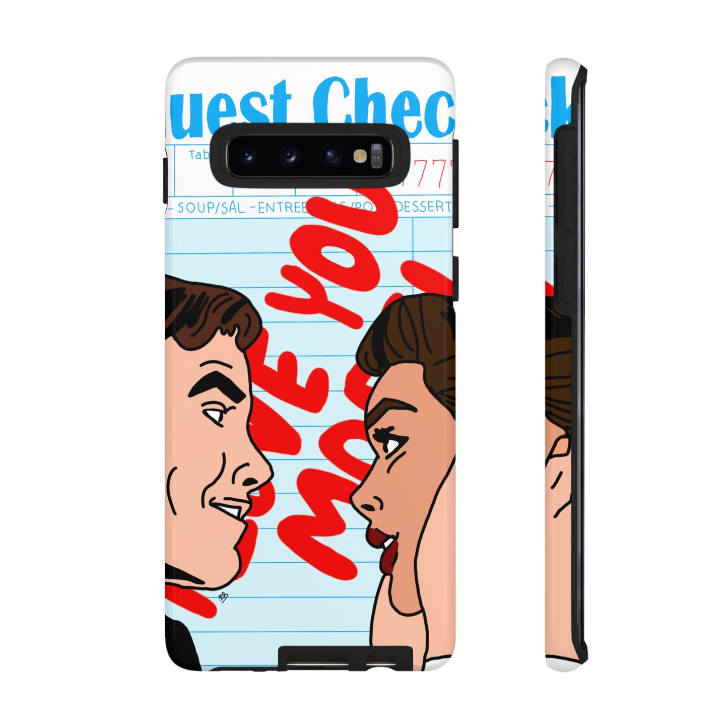 "i love you more" phone case