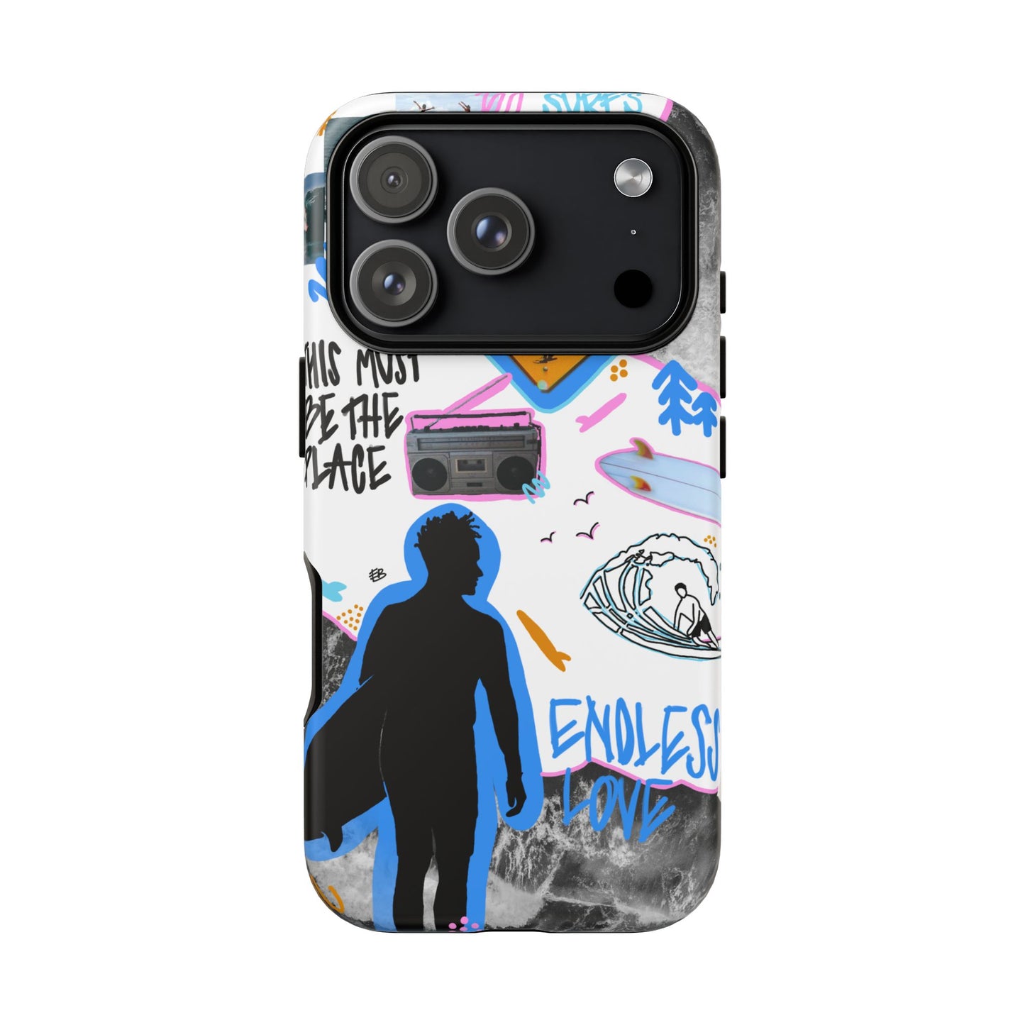 "surf's up" phone case
