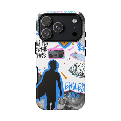 "surf's up" phone case
