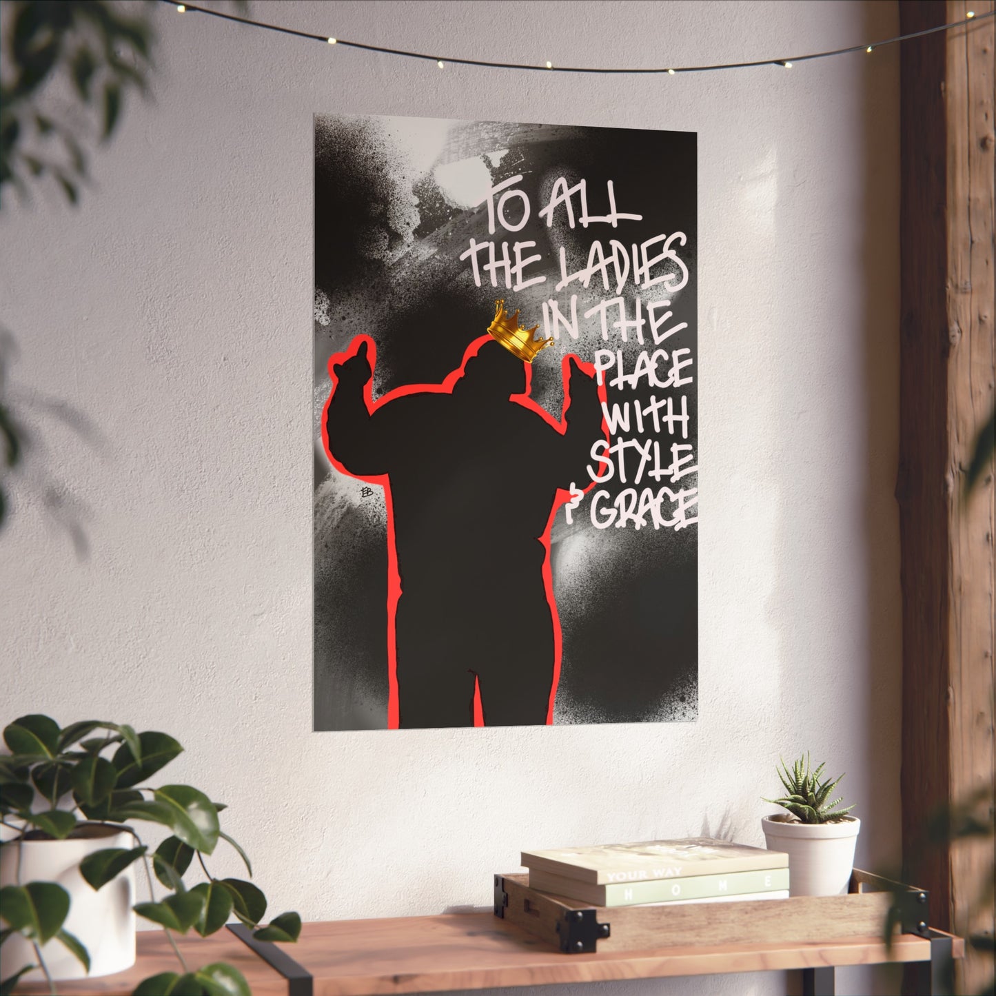 "biggie biggie biggie" print