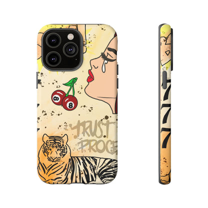 "trust the process" phone case
