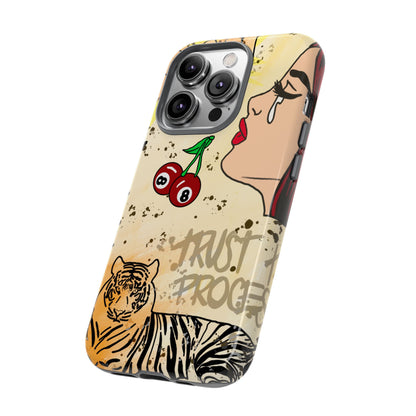 "trust the process" phone case