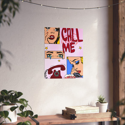 "call me" print