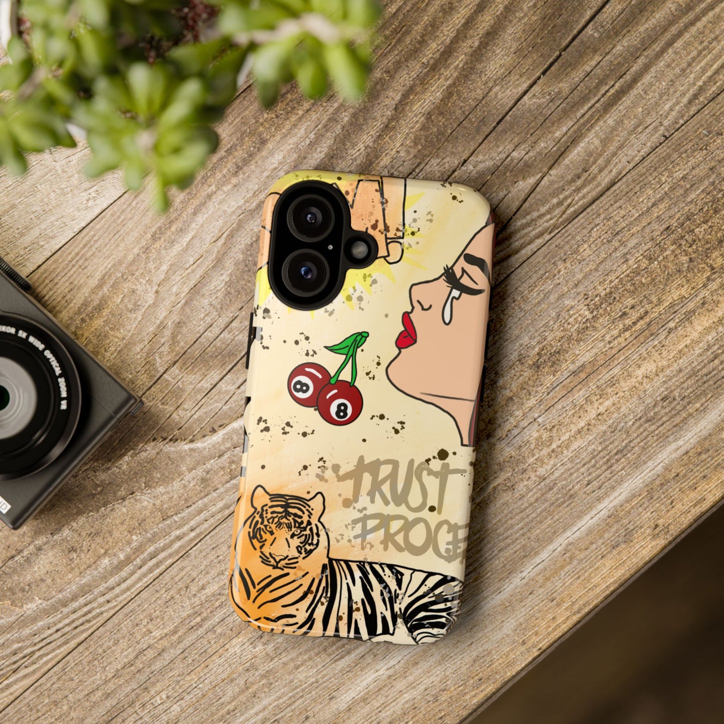 "trust the process" phone case