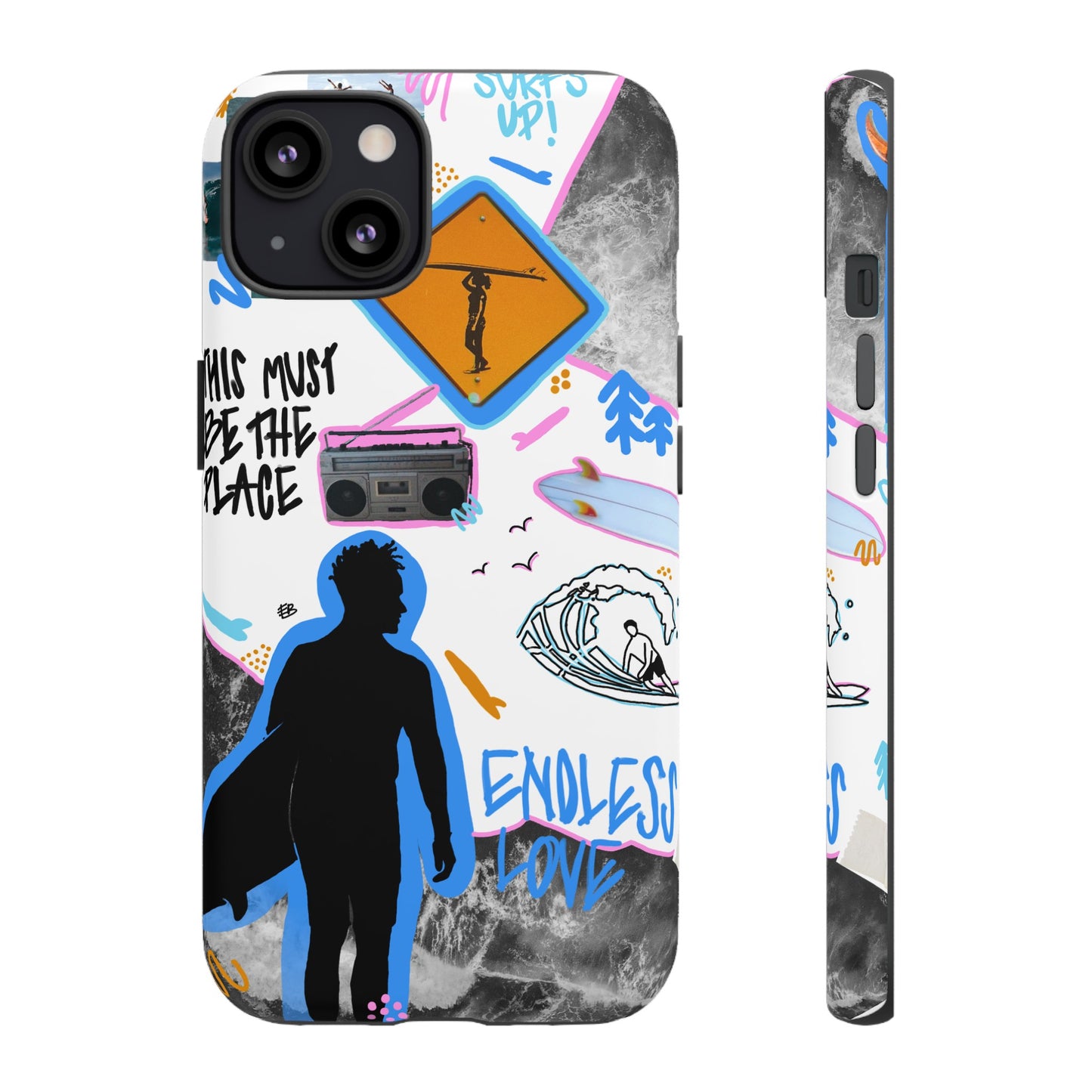 "surf's up" phone case