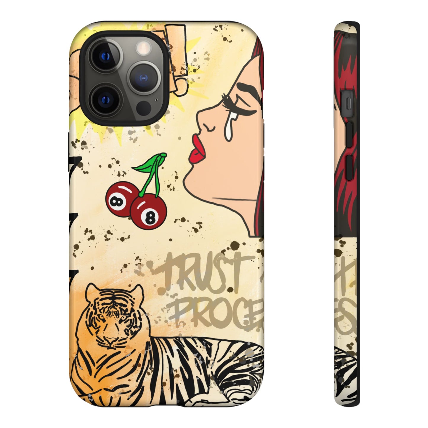 "trust the process" phone case