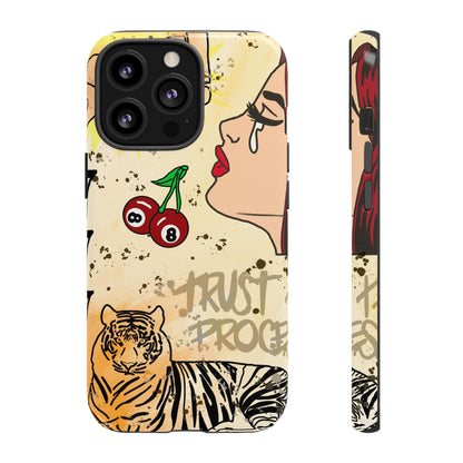 "trust the process" phone case
