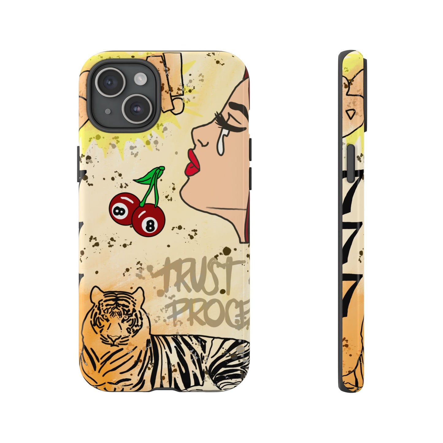 "trust the process" phone case