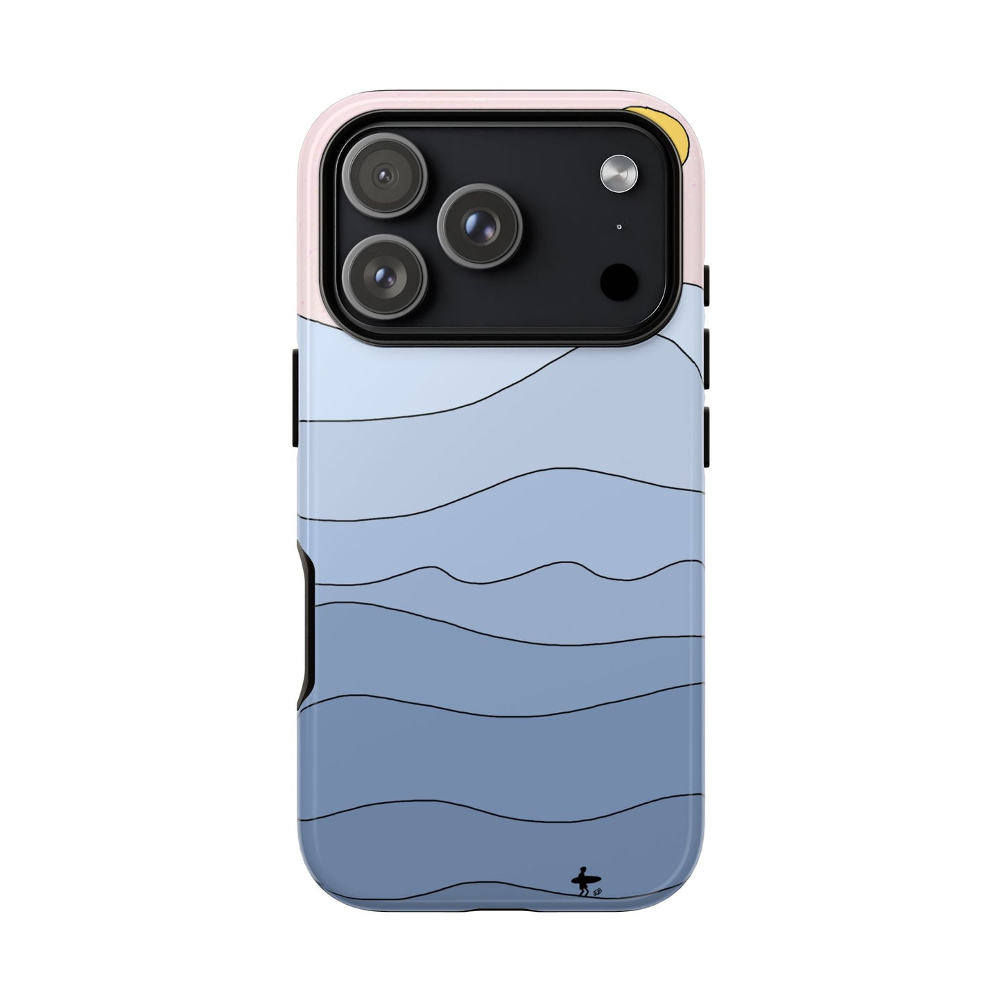 "shades of blue" phone case
