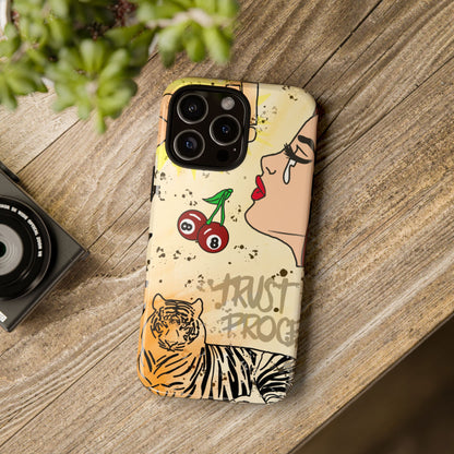 "trust the process" phone case