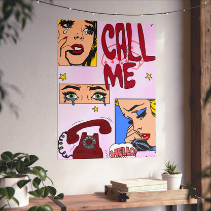 "call me" print