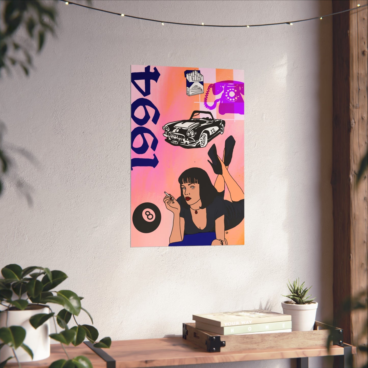 "pulp fiction" print