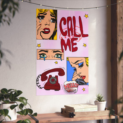 "call me" print