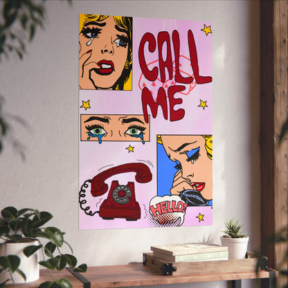 "call me" print