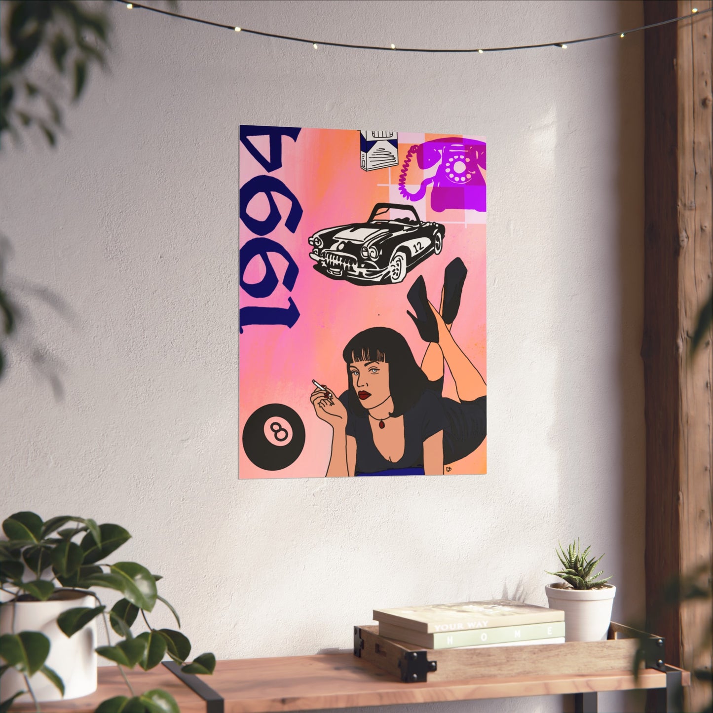 "pulp fiction" print