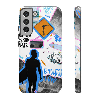 "surf's up" phone case