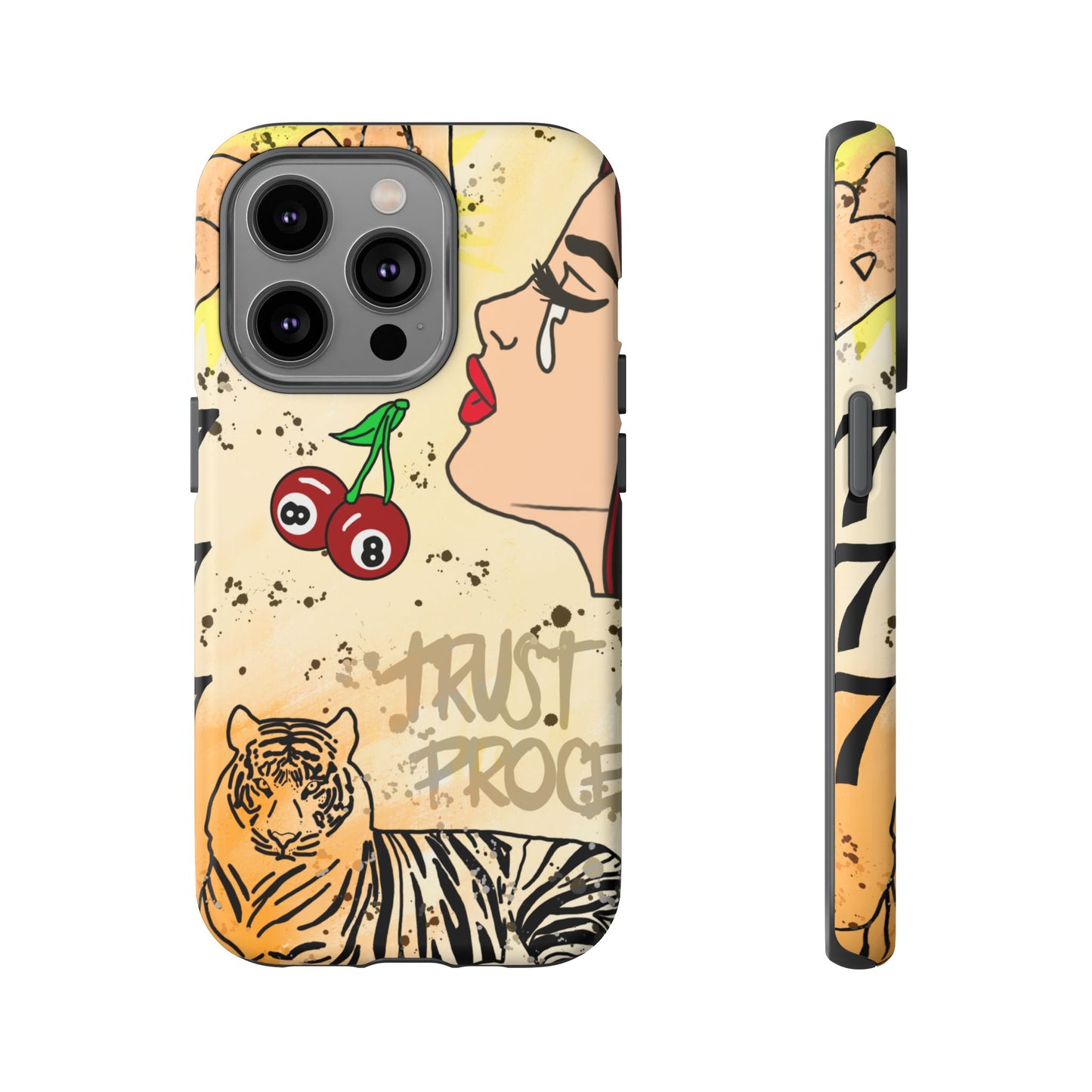 "trust the process" phone case
