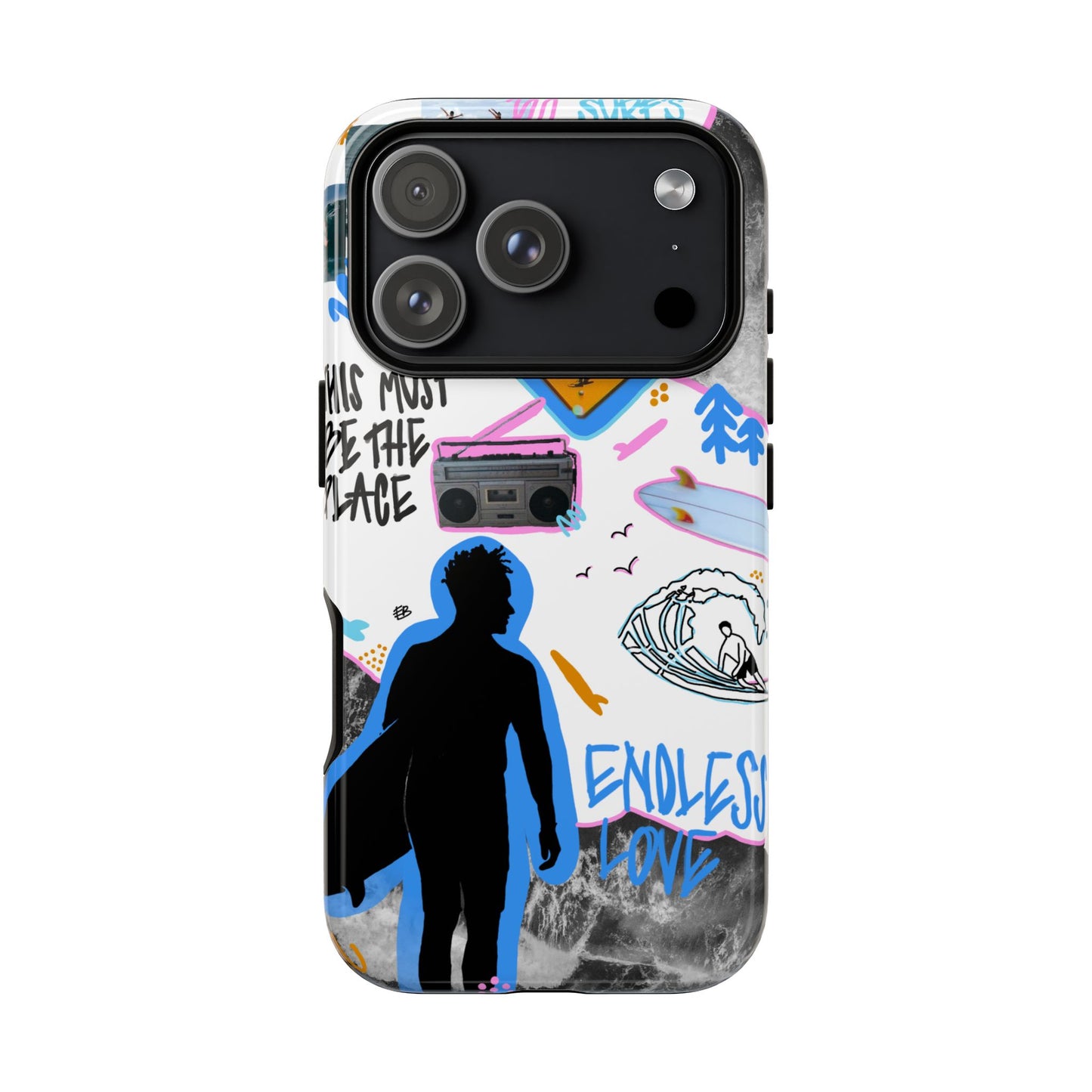 "surf's up" phone case