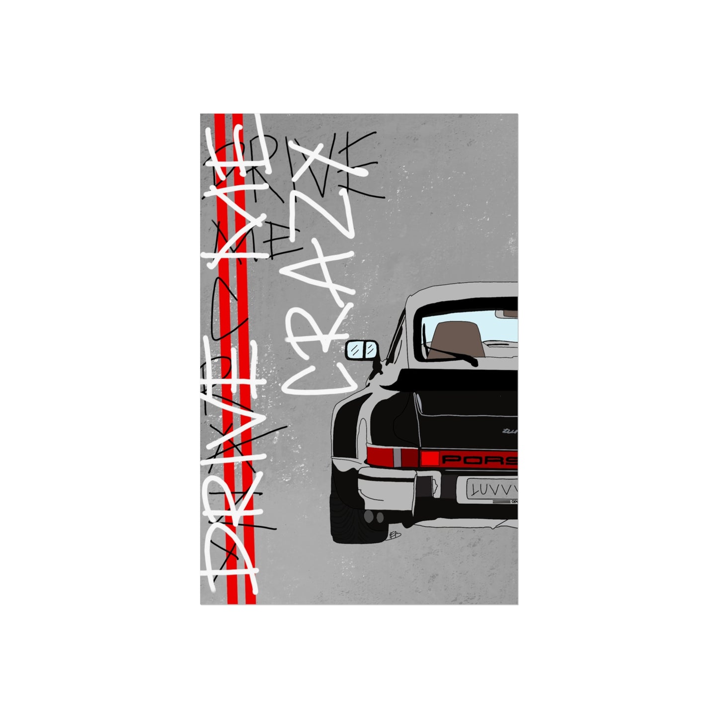 "drive me crazy" print