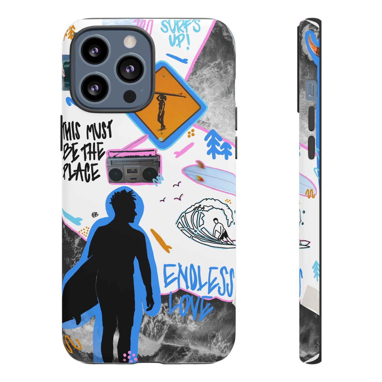 "surf's up" phone case