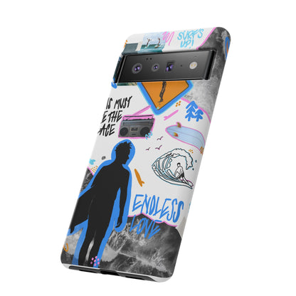 "surf's up" phone case