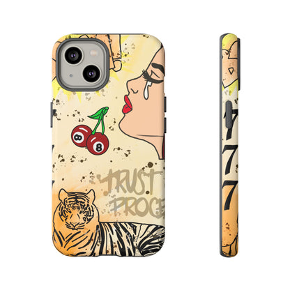 "trust the process" phone case