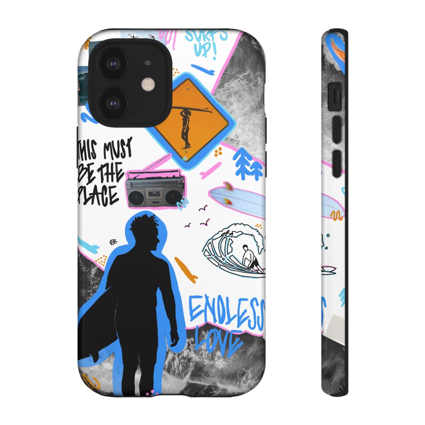 "surf's up" phone case