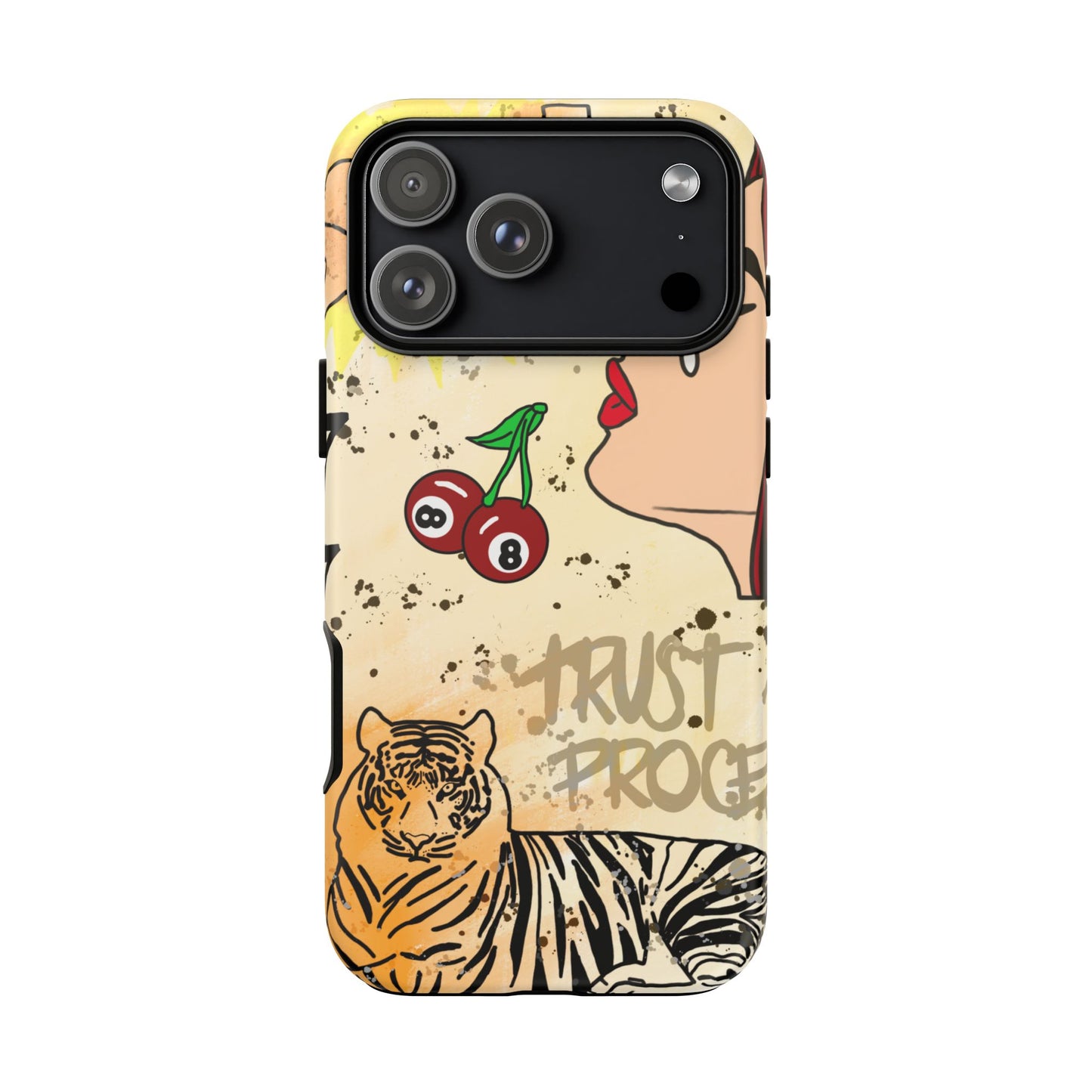 "trust the process" phone case
