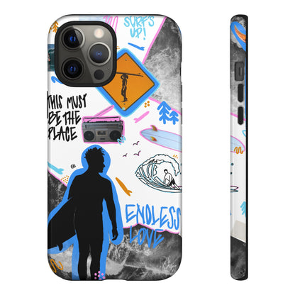 "surf's up" phone case