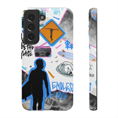 "surf's up" phone case