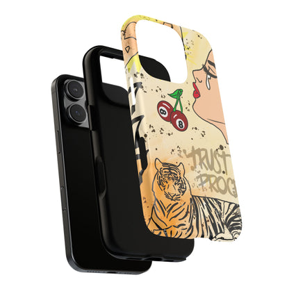 "trust the process" phone case