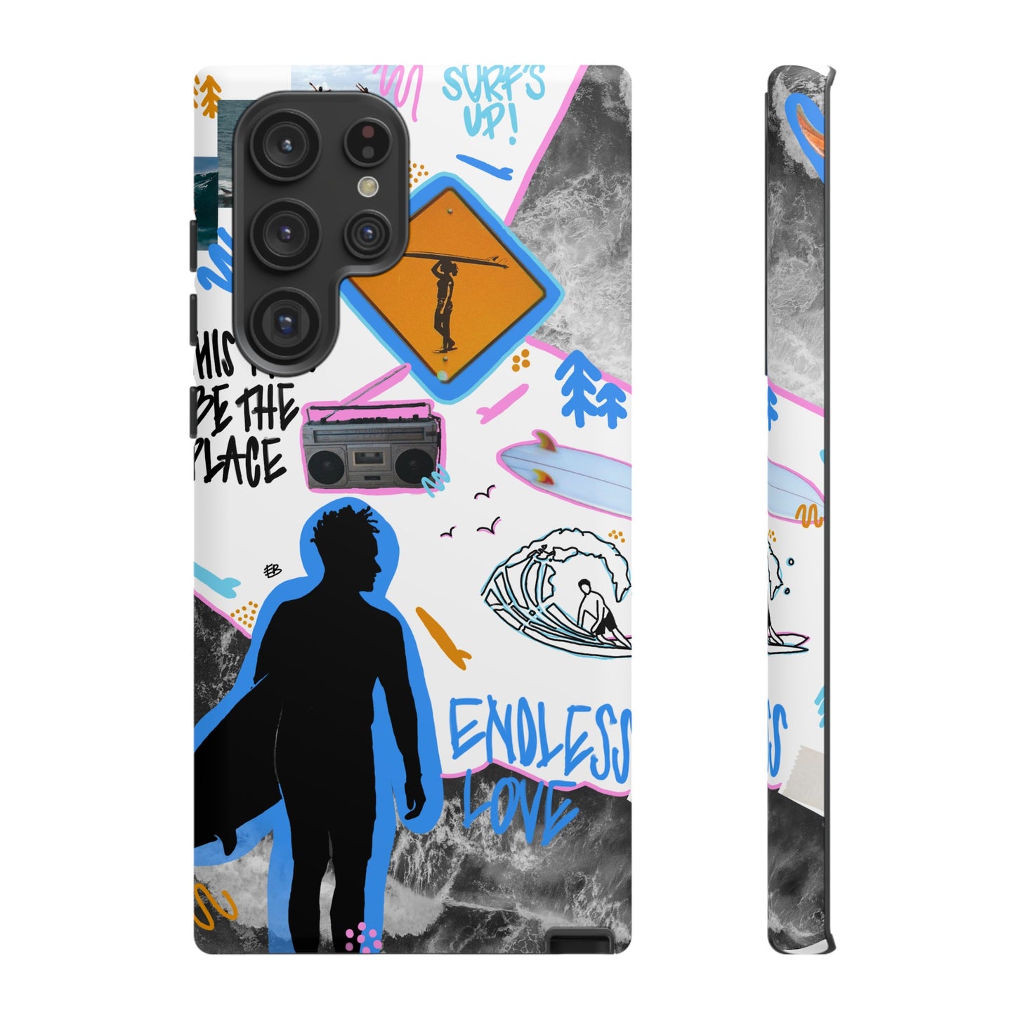 "surf's up" phone case