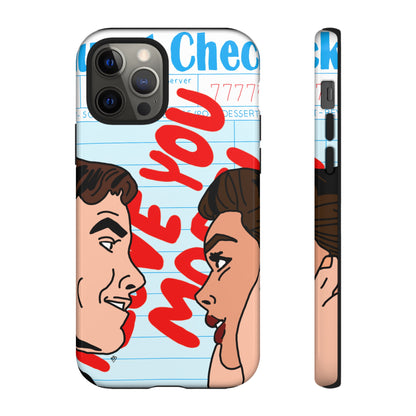 "i love you more" phone case