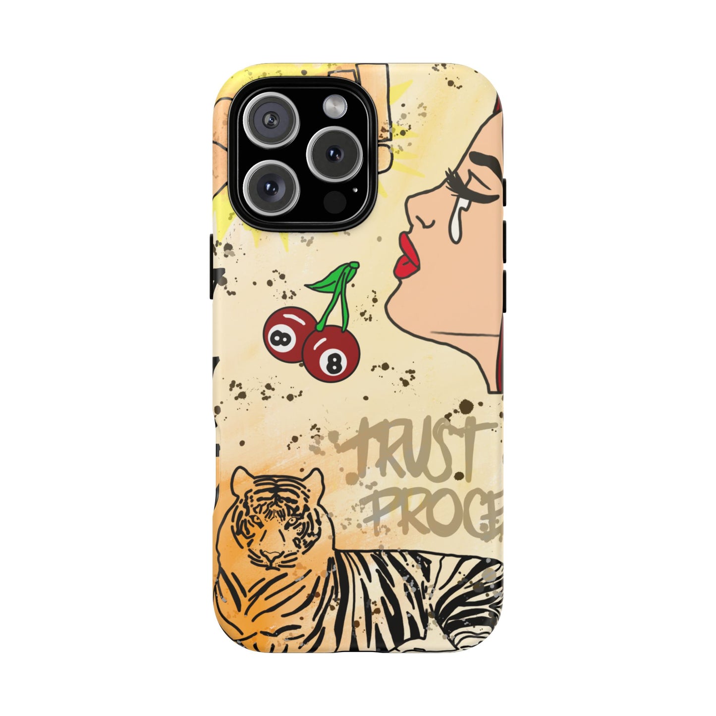 "trust the process" phone case