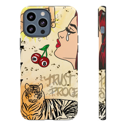 "trust the process" phone case