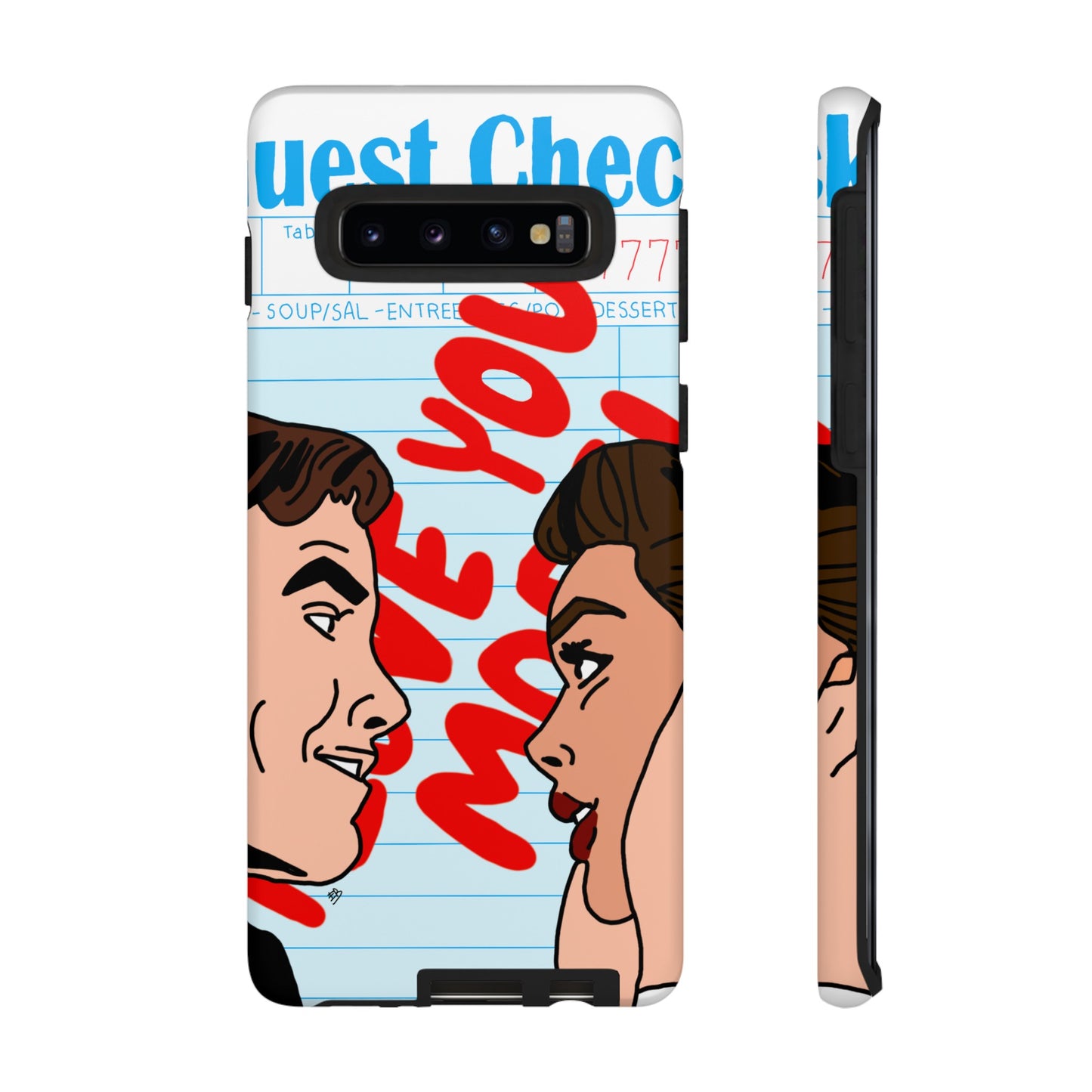 "i love you more" phone case