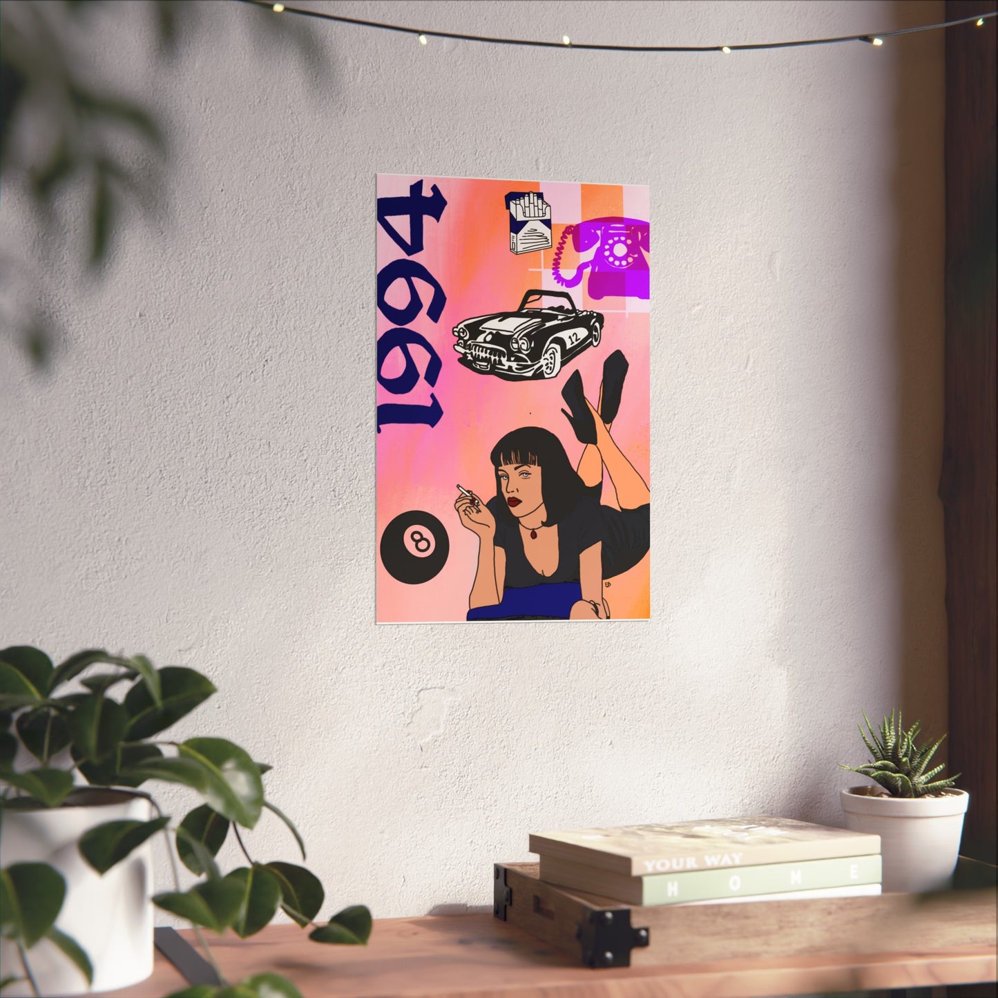 "pulp fiction" print